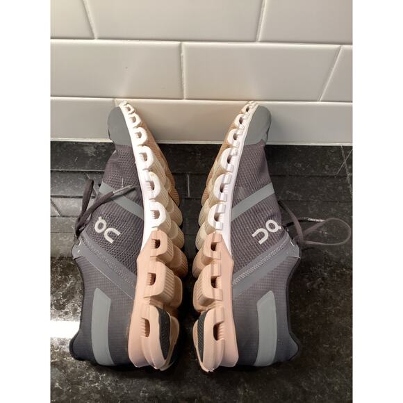 On Running Women's Cloudflow Running Sneakers Shoes Athletic Black Pink SZ W9.5 - Picture 9 of 11